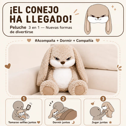 Peluche Conejito Enfadado